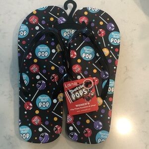 Tootsie Roll Pop Flip Flops